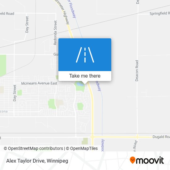 Alex Taylor Drive map