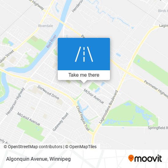 Algonquin Avenue map