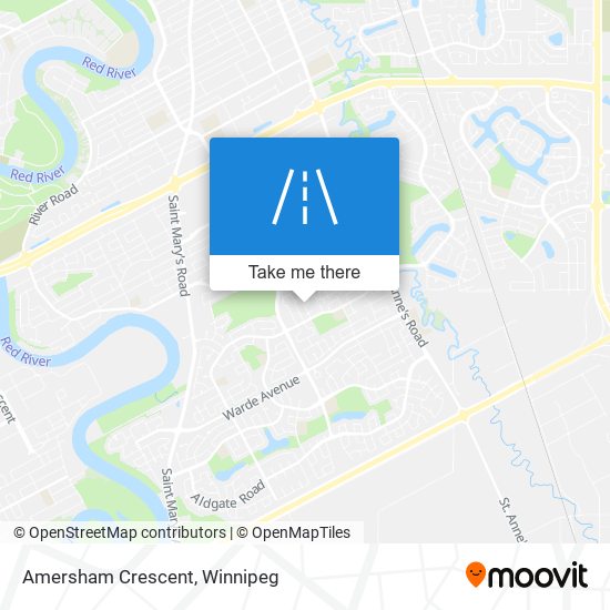 Amersham Crescent map