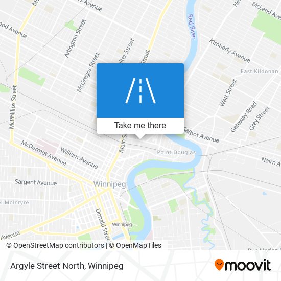 Argyle Street North map