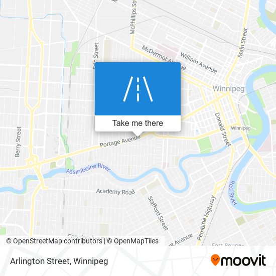 Arlington Street map