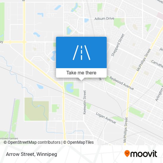 Arrow Street map