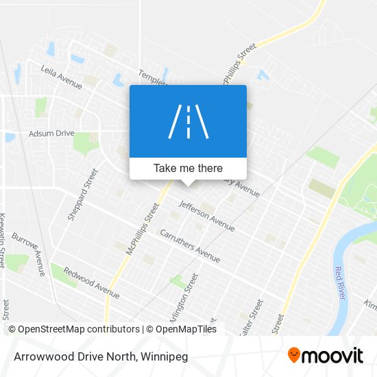 Arrowwood Drive North map