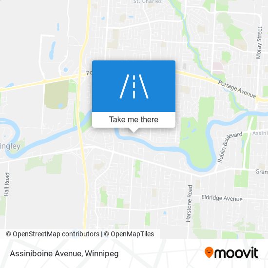 Assiniboine Avenue map