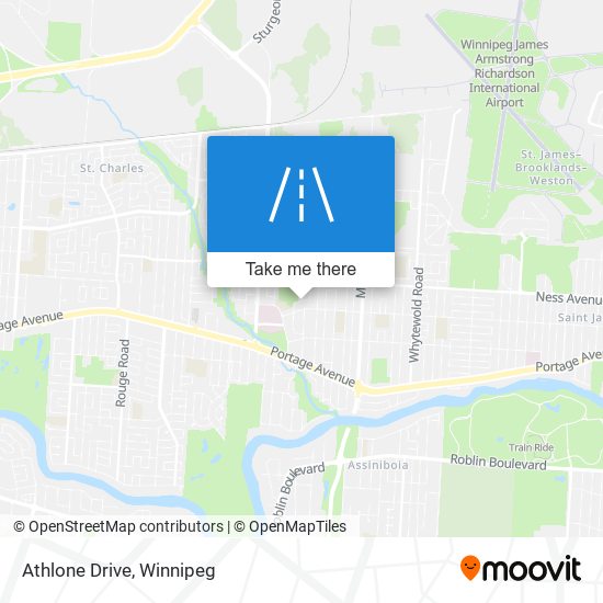 Athlone Drive map