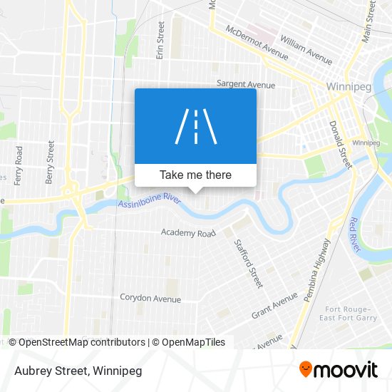 Aubrey Street map