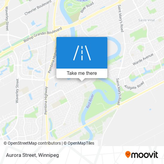 Aurora Street map