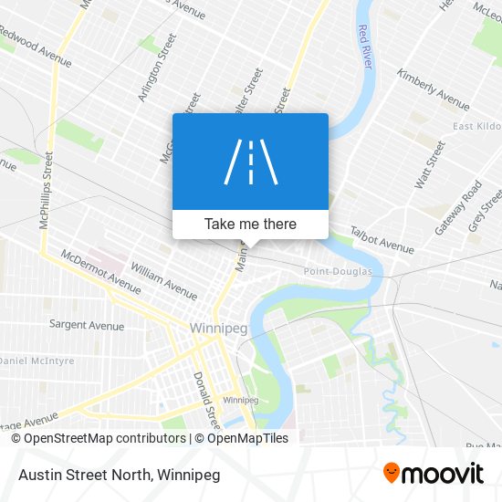 Austin Street North map