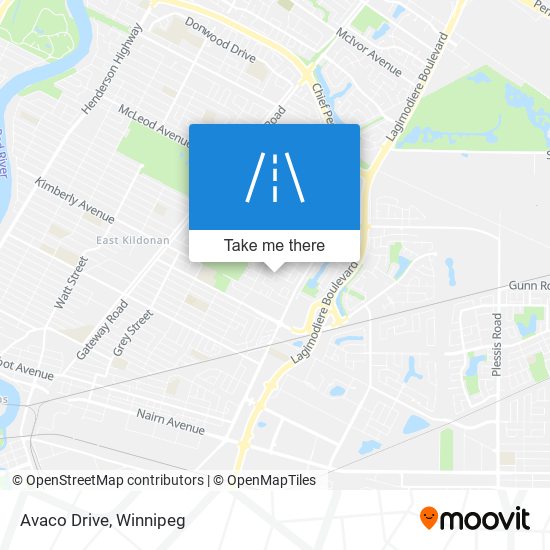Avaco Drive map
