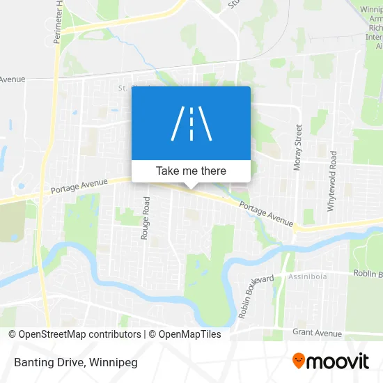 Banting Drive map