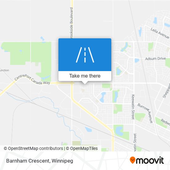 Barnham Crescent map