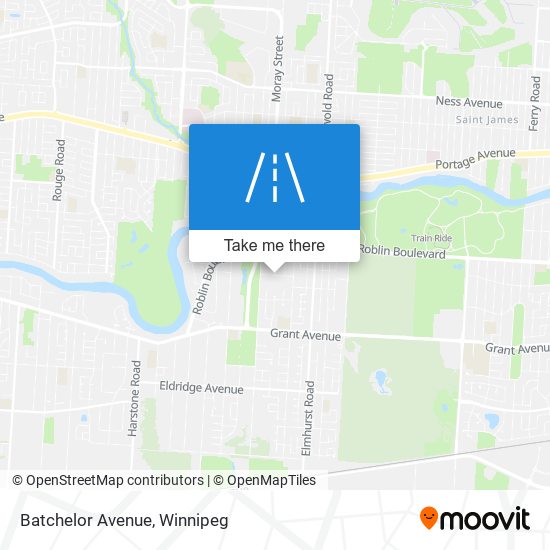 Batchelor Avenue map