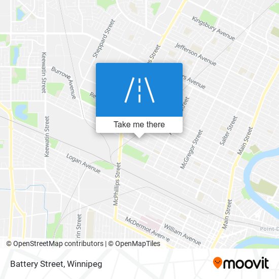 Battery Street map