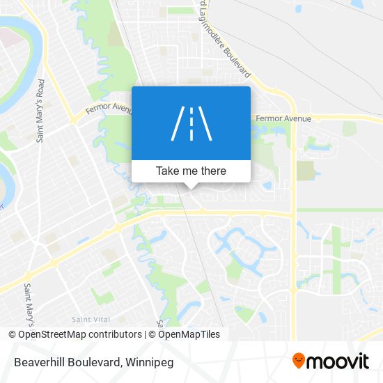 Beaverhill Boulevard map