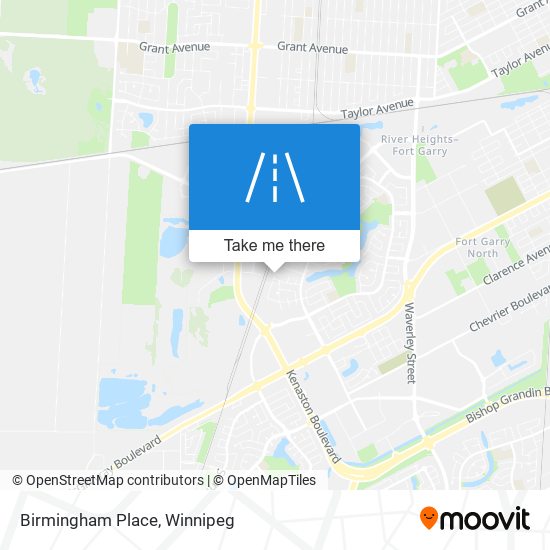 Birmingham Place map