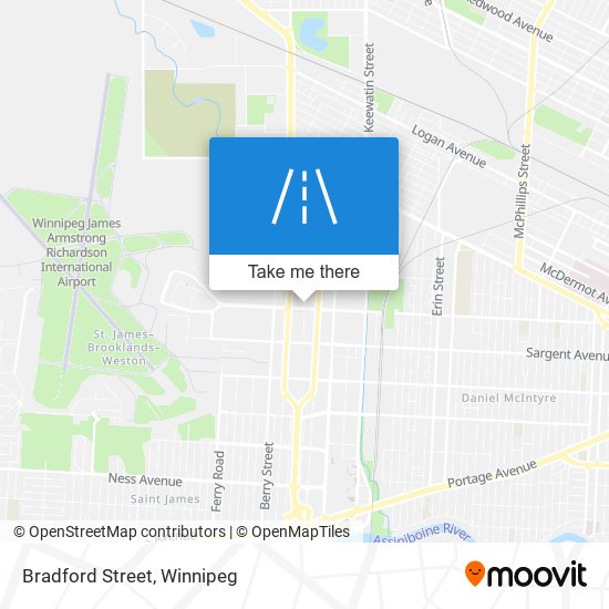 Bradford Street map