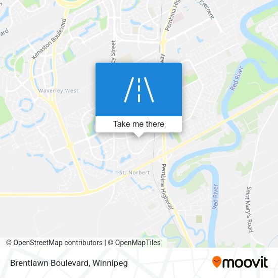 Brentlawn Boulevard map