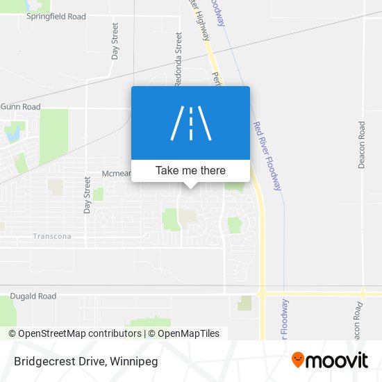 Bridgecrest Drive map