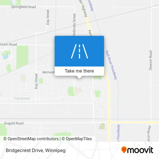 Bridgecrest Drive map