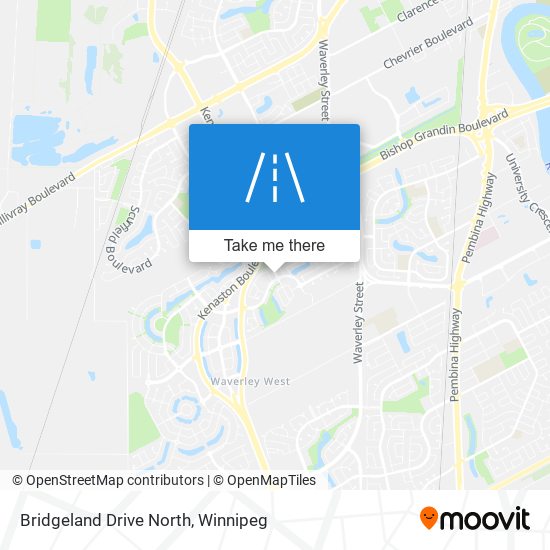 Bridgeland Drive North map