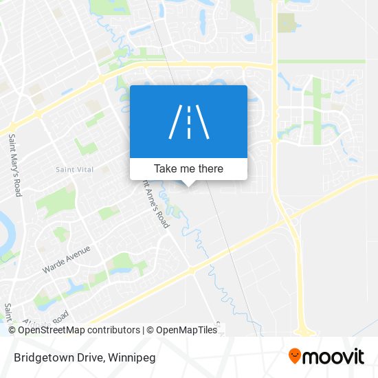 Bridgetown Drive map