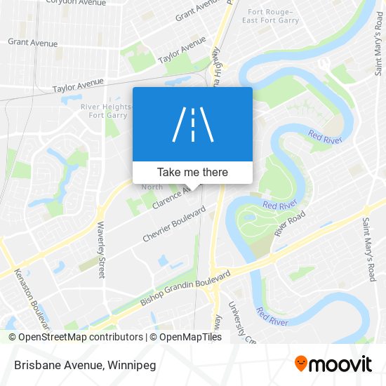 Brisbane Avenue map