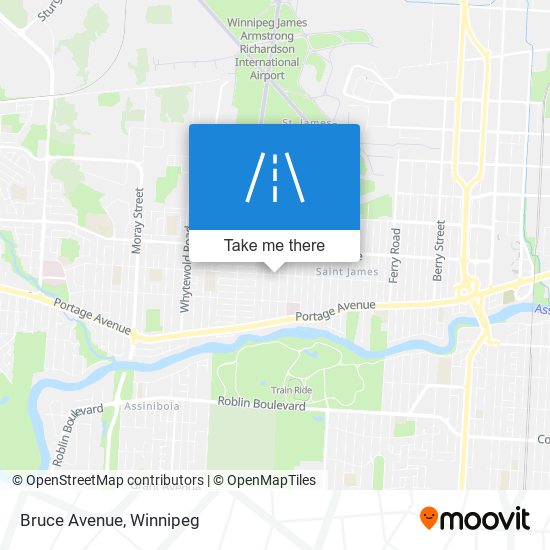 Bruce Avenue map
