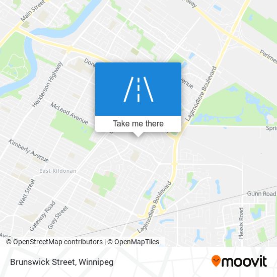 Brunswick Street map