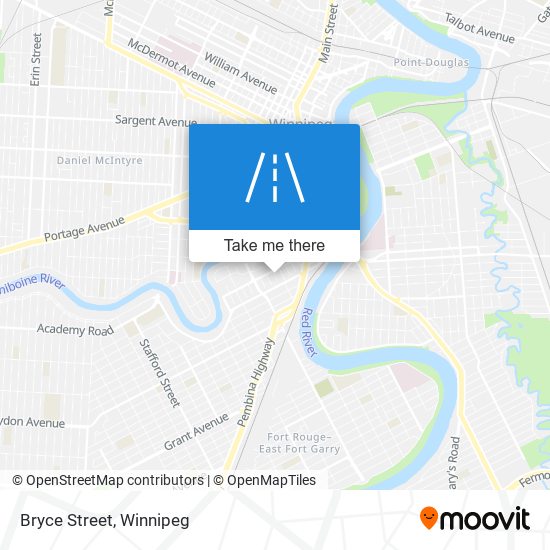 Bryce Street map