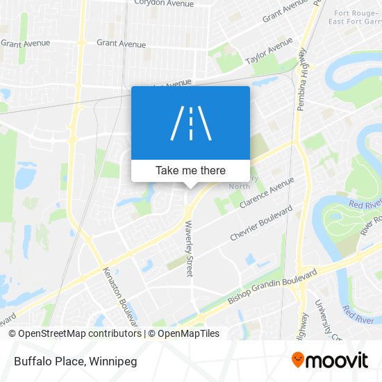 Buffalo Place map