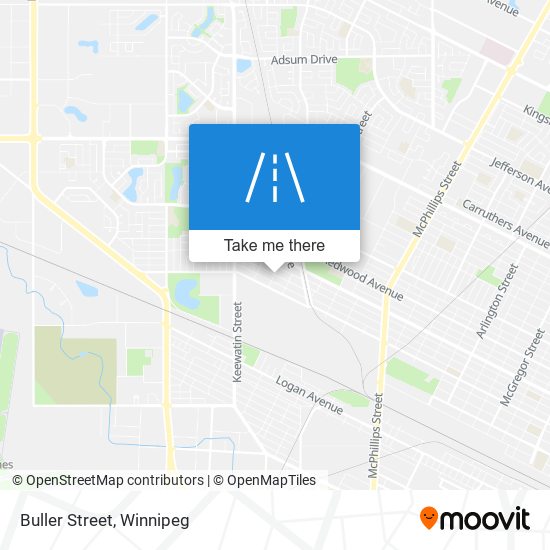 Buller Street map