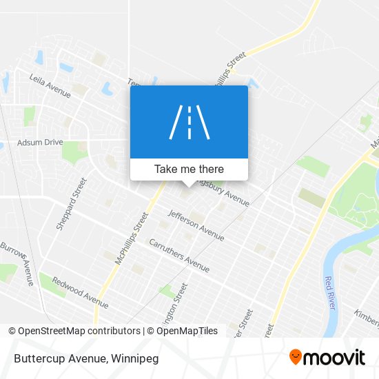 Buttercup Avenue map