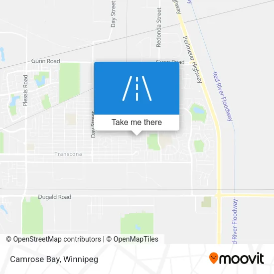Camrose Bay map