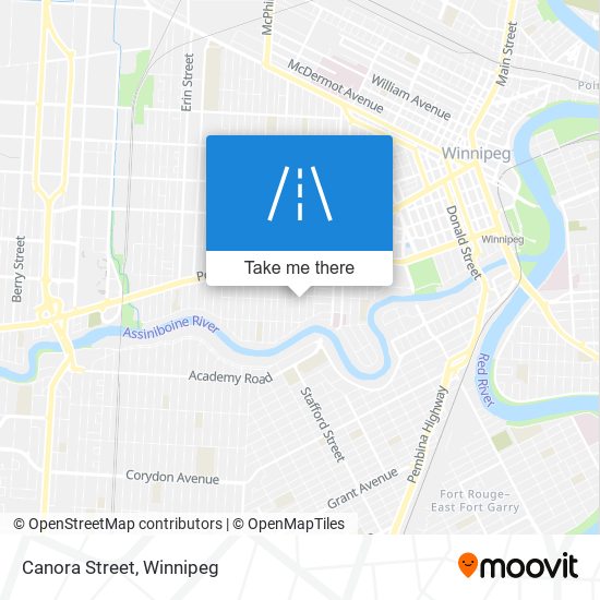 Canora Street map