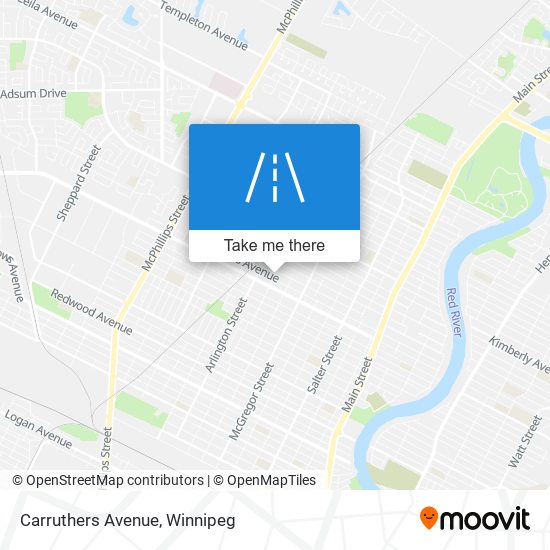 Carruthers Avenue map