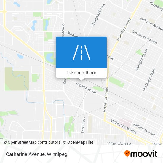 Catharine Avenue map