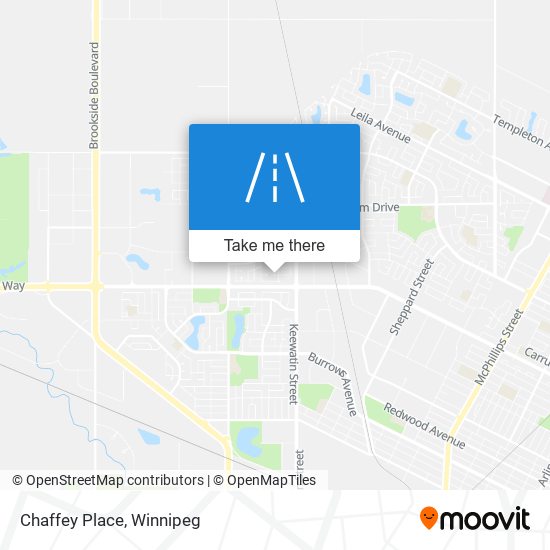 Chaffey Place map