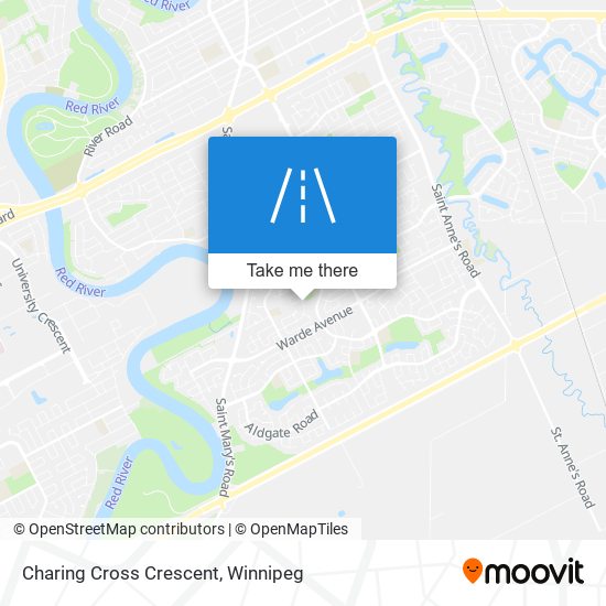 Charing Cross Crescent map