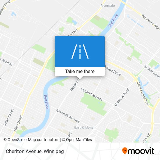 Cheriton Avenue map