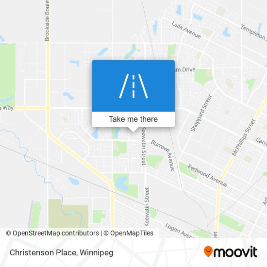 Christenson Place map