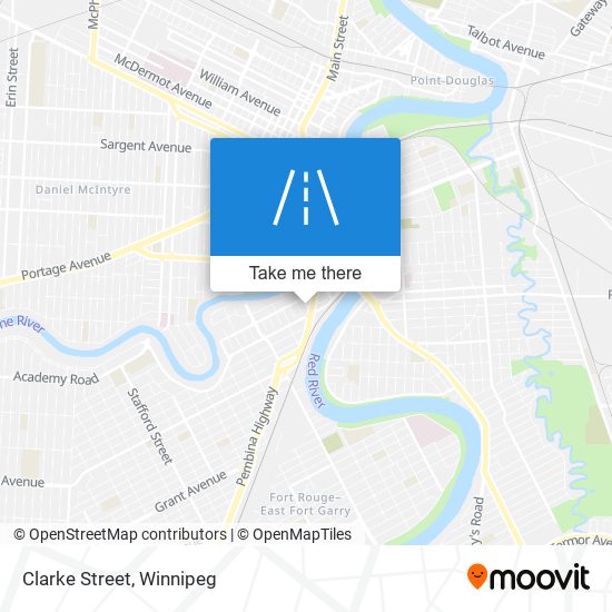 Clarke Street map