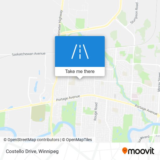 Costello Drive map