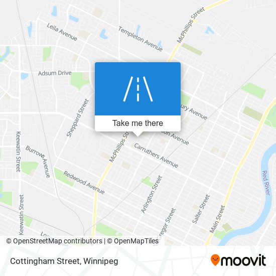 Cottingham Street map