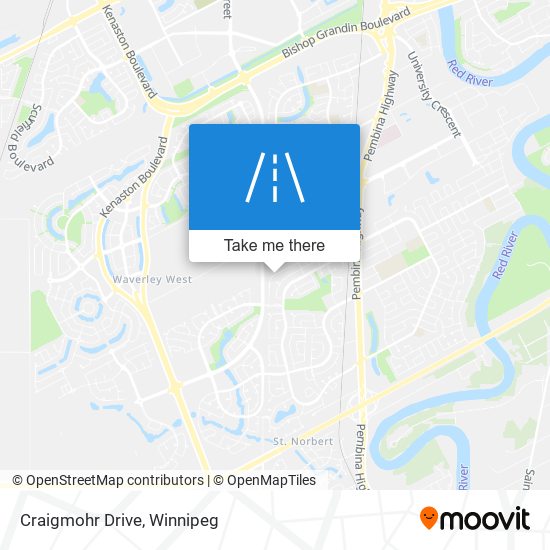 Craigmohr Drive map