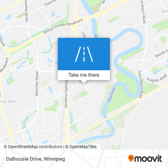 Dalhousie Drive map