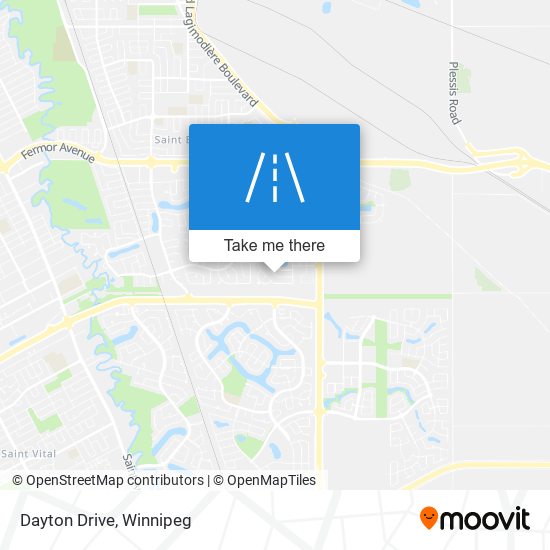 Dayton Drive map