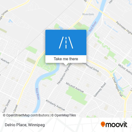 Delrio Place map