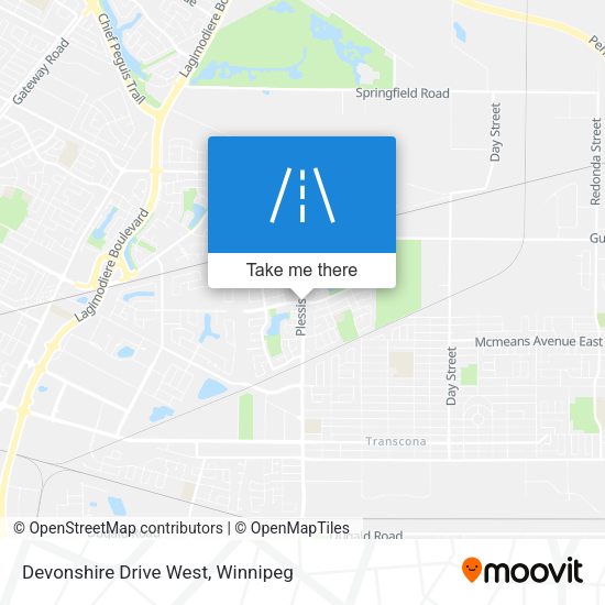 Devonshire Drive West plan