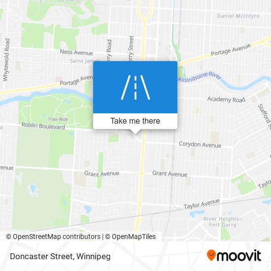 Doncaster Street map