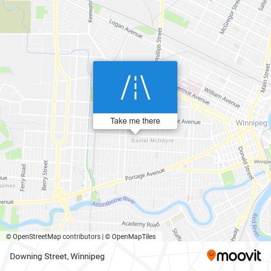 Downing Street map